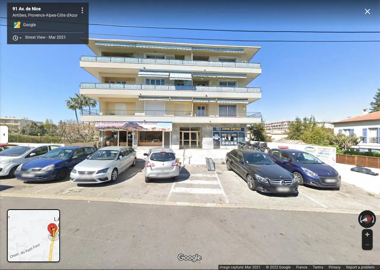 Apartment Appartement 60M2 A 500M Des Plages Antibes